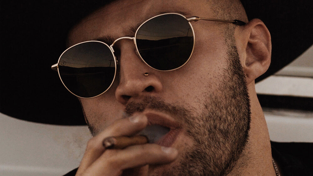 Man with nose piercing
